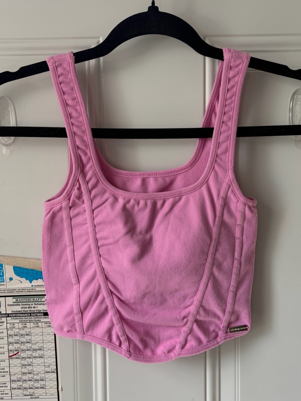 Steve Madden Padded Ribbed Corset Tank Top 💗
